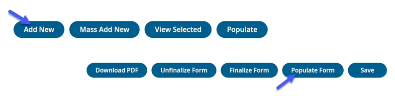A group of blue rectangular buttons

Description automatically generated